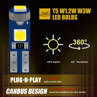 10x Bombilla LED T5 W3W W1.2W Para Aire Acondicionado Luz De Botón Instrumento LED De Tablero Indicador De Advertencia Canbus Universal 12V Colores Variados - details 0