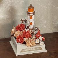 Bloques De Piano De Rosas Eternas Con Luz Bloques De Construcción Miniatura Para Decoración Del Hogar Regalo De Navidad Para Niños Y Adultos - details 4