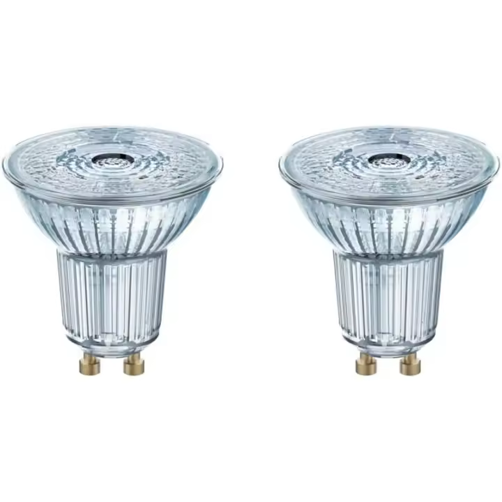 Osram Star Par16 Bombilla Led GU10, 2.6 W, Blanco Cálido, 5.5 cm, 2 unidades. Clase de eficiencia energética G - 1