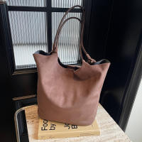 Bolso De Hombro De Seda Sintética Con Cierre Magnético Bolso De Mano Casual Para Otoño E Invierno Color Sólido Bolsos Clásicos Para Comunicación Diaria - details 11