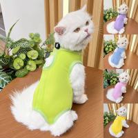 Traje De Salto Transpirable Para Gato Traje De Vestido Para Perro Bebé Traje De Recuperación Antilenguazos Después De La Esterilización Del Gato - details 4