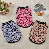 Ropa De Verano Para Perros Y Gatos Pequeños Y Medianos Vestido De Leopardo Suave Y Cómodo Ropa De Gato Chihuahua Pug Transpirable - details 12