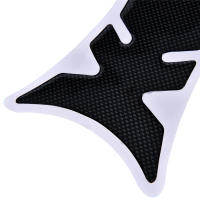 Protector De Tanque De Motocicleta Universal 1Pc 17.5x10 Cm Parche De Fibra De Carbono En Forma De Espina De Pescado - details 3