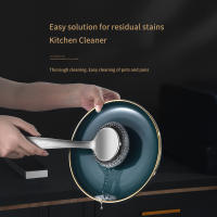 Cepillo De Limpieza Para Olla De Acero Inoxidable 304 Con Mango Longitudinal Desmontable Para Uso Doméstico Y Cocina - details 5