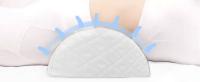 MAGIC SELECT Almohada de Piernas Media Luna. Cojín Semi Circular Ergonómico de Espuma Viscoelástica. Funda Lavable de Poliéster. Soporte para Cuello, Rodillas y Dormir de Lado. Ideal para Viajes y Hogar - details 2
