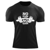Camiseta Para Hombre 'No Pain No Gain' Estilo Harajuku Moda Y2K Camiseta Corta Transpirable Ligera De Secado Rápido Protección Solar Sostenible - details 0
