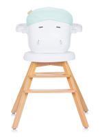 Chipolino Trona evolutiva 3 en 1 con patas de madera y asiento de polipiel giratorio ROTTO de Chipolino - details 4
