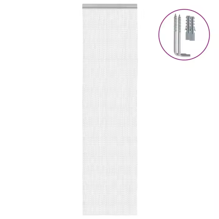 vidaXL Mosquitera de cadena para puerta aluminio Dimensiones 56 x 186 cm,  56 x 202 cm,  80 x 201 cm y mas - 1
