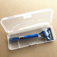 Caja De Almacenamiento Transparente Para Cepillos De Barba De Plástico De Alta Calidad Caja De Afeitar Portátil Para Viajes Contenedor Para Hojas De Afeitar Para Hombres - details 4