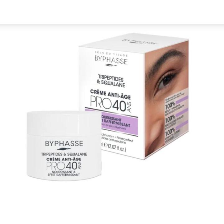 Byphasse Crema Antiedad Pro40 Perla y Caviar REAFIRMANTE 60ML — oferta en Miravia