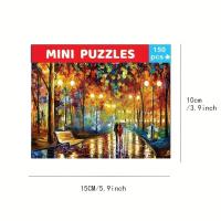 Rompecabezas De Viaje Mini Test Tube 150pcs Juego De Lógica Para Adultos Y Niños Regalo De Navidad Torre De París Puzzle De Papel - details 2