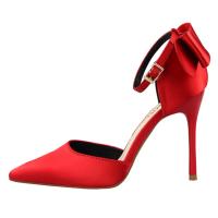 Sandalias De Satén Para Mujer Verano Con Nudo De Mariposa Bajo Tacón 8cm 10cm Alta Calidad Clásicas Bigtree Zapatos De Boda Low Heels - details 30