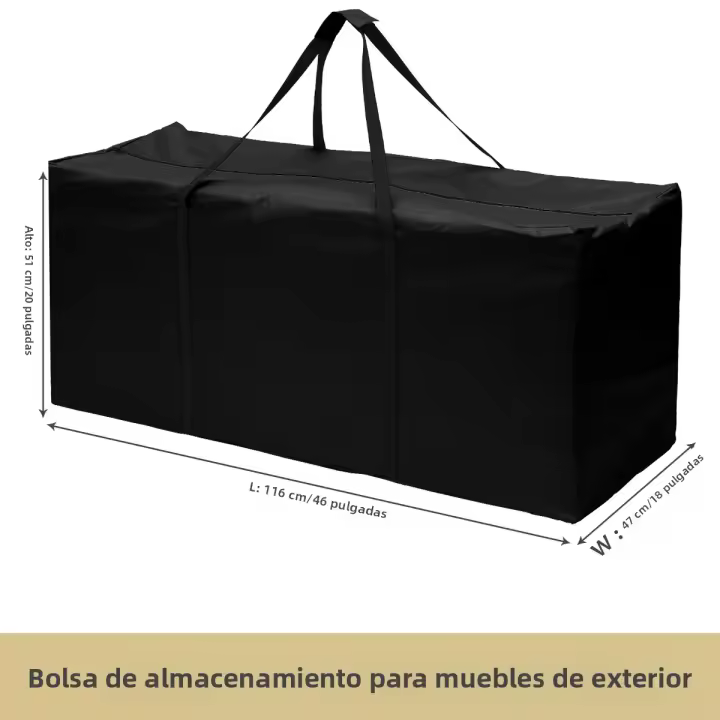 Bolsa De Almacenamiento Para Cojines Grande Capacidad Cubierta Protectora De Muebles Impermeable Anti-UV Rectangular Prueba De Rotura Para Árbol De Navidad - 1