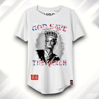Camiseta QUEEN LASAL Mujer | Básica Blanca Algodón Edición Limitada | Estampación Digital Relieve Numerada - details 1