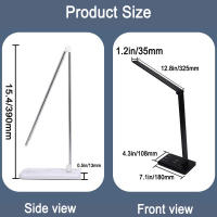 Lámpara De Escritorio LED Inteligente Recargable Por USB Con Iluminación Wireless Plegable Para Niños Y Adultos Para Oficina Y Dormitorio Material ABS Y Aluminio - details 4