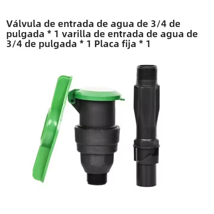 Válvula De Ingesta De Agua Plástica 6 Pulgadas 1 Pulgada Dispositivo De Agua Rápida enterradoPlug De Ingesta De Agua Verde Para Comunidad Jardín Hortícola - 1