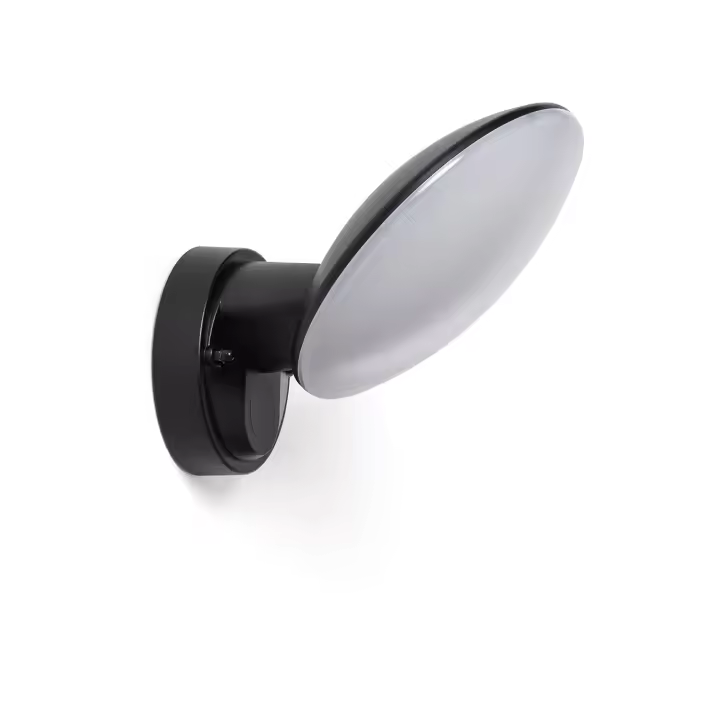 Ledkia Aplique de Pared Exterior LED 9W Kora Negro - 1