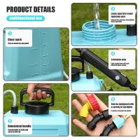 Pulverizador eléctrico de 5L montado en el hombro con pistola pulverizadora, batería de 120Min y USB recargable para plantas de jardín, césped, riego de granjas, - details 3