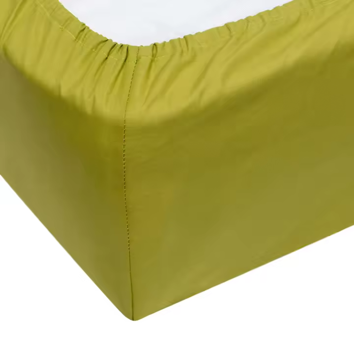 Llartextil Sábana Bajera Classic 144 Hilos Algodón Suave Pistacho - 1