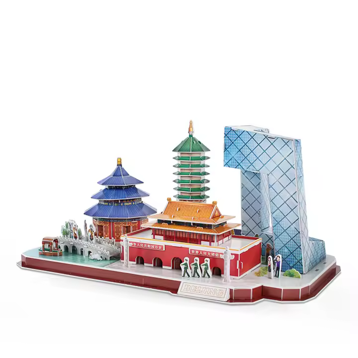 DAM. Puzle 3D CITY LINE PEKIN 41x23x20cm. - 1