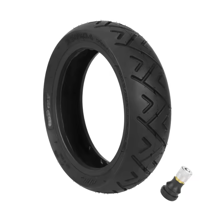 Pneumático De Scooter Eléctrico Xiaomi 4 Ultra Y Lite 10 Pulgadas 250x64 Reinforced Vacuum Tyre Tubeless Negro Para Ciudad Road - 1