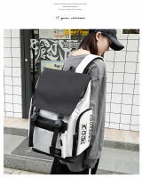Mochila para estudiantes de niños y niñas, estilo coreano, moderna y de moda, mochila de viaje de ocio al aire libre de gran capacidad. - details 10