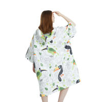 Poncho Toalla Rápida De Secado Microfibra Para Playa Robe De Baño Para Adultos Toalla De Natación Con Capucha A15 - details 2