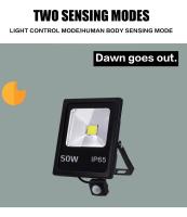Lámpara De Inundación LED Con Sensor De Movimiento IP65 Impermeable 10W 30W 50W 220V Luz De Punto Exterior Al Aire Libre Reflector De Lámpara - details 11