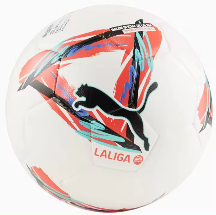 Balón Orbita LA LIGA temporada 2024-2025 fabricado y diseñado por PUMA en exclusiva para  la Liga de Futbol Profesional Española, Futbol 11. Referencia 084287-01 (401078) - 1