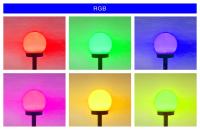 8pcs Luz Solar LED Para Jardín Lámpara De Suelo Redonda Impermeable Instalación En Suelo Iluminación Nocturna Para Paisaje Exterior - details 3