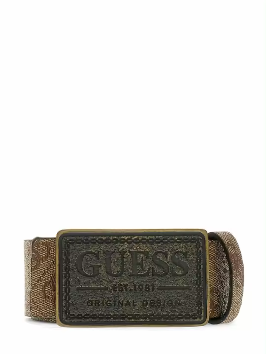 Cinturón Guess Hombre Reversible con Logotipo 4G Marron BM7818P5340-BNI - 1