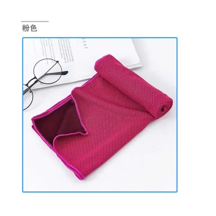 Toalla de Enfriamiento, Toalla Deporte Gimnasio para Hombre & Mujer, La Toalla de Viaje es Ligera, Ice Towel/Cooling Towel/Toalla Refrescante Ideal para Correr, Yoga, Golf y Senderismo - Gym Sudor Toalla  	100Largo x 30Ancho centímetros - 1