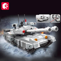 SEMBO 4IN1 Bloques De Construcción Para Niños Modelo De Tanque Militar Vehículo De Batalla Principal Juguete Educativo Para Niños Mayores De 6 Años Regalo Para Niños - details 0
