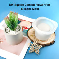 Moldes de silicona para macetas de hormigón, moldes para macetas de cemento para flores, decoración del hogar, decoraciones de jardín - details 7