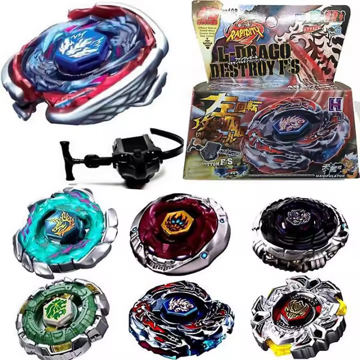 Fashion Fusion Metal Rapidity Fight Masters Top Beyblade String Launcher Set Toys (one Randomly In The Picture) - 1