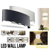Lámpara De Pared LED Impermeable IP65 Aluminio Para Iluminación Interior Y Exterior Moderna Para Dormitorio Sala De Estar Pasillo - details 0