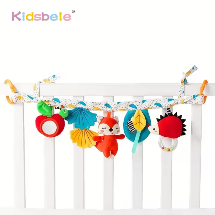 Juguete De Peluche Para Bebé Colgante En Cuna Y Carrito Adorables Ruidos De Peluche Para Recién Nacidos Desarrollo Sensorial Y Aprendizaje Para Niños Pequeños - 1