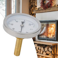 Termómetro De Acero Inoxidable Para Barbacoa Con Cobre 1/2" Tornillo Buffer Calentador Medidor De Temperatura 120°C Para Cocina - details 0