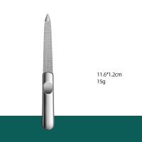 Set De 3 Tamaños De Archillo De Uñas De Acero Inoxidable Profesional Exfoliante Doble Cara Para Cuidado De Uñas De Dedos Y Pies - details 2