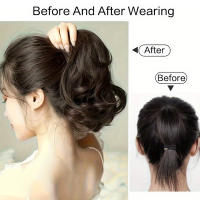 Pony Cola De Caballo Sintética Corta H&STRA Para Mujeres Con Cordón Extensions De Cabello Clip-in Textura Rizada Peso 60g/pieza - details 3