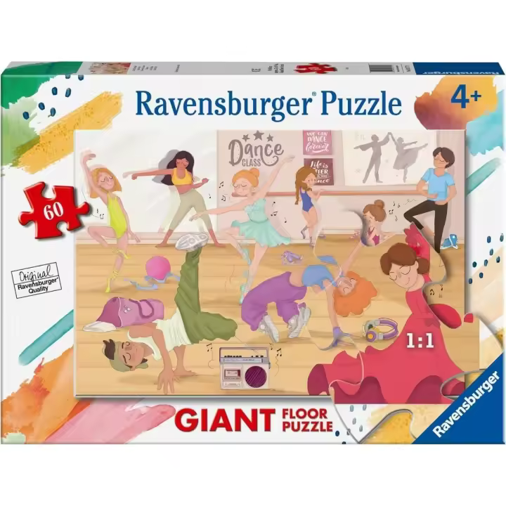 Ravensburger - Clase de Baile. Puzzle gigante 60 piezas - 1