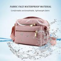 Bolso bandolera para mujer, bolso de mensajero con múltiples bolsos, bolso de hombre, bolso de viaje, bolsos para hombres y mujeres, ajustado para ir de - details 1