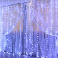 Luces LED Para Cortina USB 3x3/3*2/3*1 Decoración De Navidad Para Dormitorio Luz De Fairy Festoon Iluminación Para Bodas Y Hogar - details 7