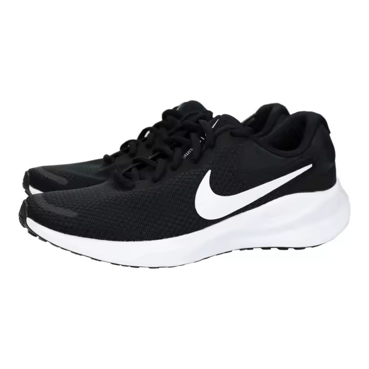 Deportivos marca NIKE para mujer en color negro. Deportivas Nike Revolution para mujer, en color azul marino, cordones y plantilla extraible, ideales para hacer deporte - 1