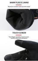 SUOMY Guantes De Motocicleta Para Hombre Y Mujer Impermeables Y Antigolpes Para Motocross Función Táctil Para Teléfonos Móviles - details 12