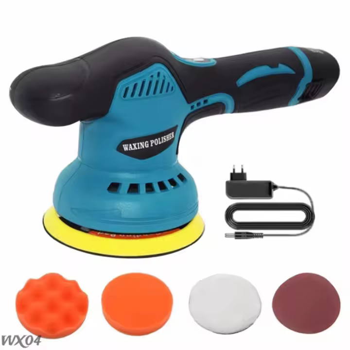 12V Cordless Car Polisher 8 Gears 380W Lithium Electric Polishing Waxing Machine For Repairing Scratches Wireless Sander Polish - 1