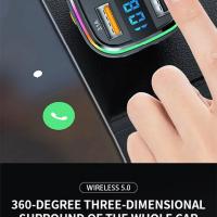 VIKEFON Transmisor FM Bluetooth 5.0 Modulador De Radio Para Coche Con Reproductor MP3 Y Cargador USB Super Rápido De 15W - details 9
