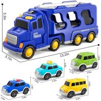 Vehículo De Transporte Con Luz Y Música Para Juguetes De Ingeniería De Protección Contra Incendios De Dos Capas Grande Para Niños - details 12