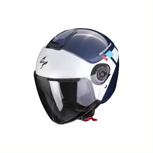 Casco Scorpion EXO-CITY II Mall azul y blanco Raíz OUTLET MOTOSOTORE MARCAS Cascos Jet SCORPION - 1