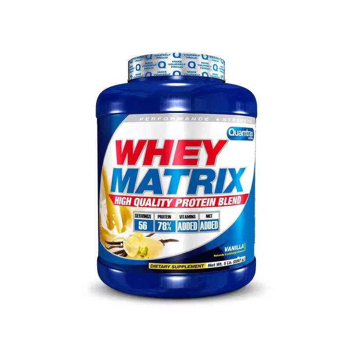 Whey Matrix - Proteína de Suero PROMIKO para Rendimiento y Recuperación (5lb / 2.27kg) QUAMTRAX - 1